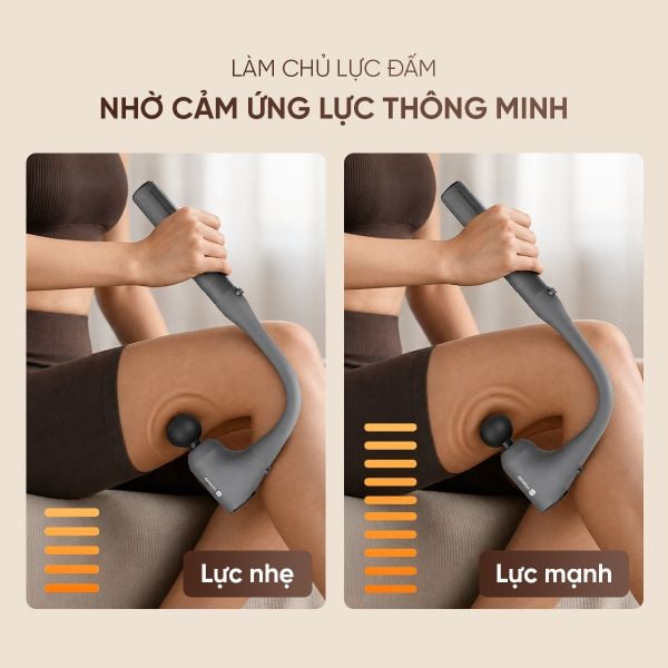 Máy massage cầm tay Masuto Spine Care - Cán cong trợ lực linh hoạt , loại bỏ đau nhức