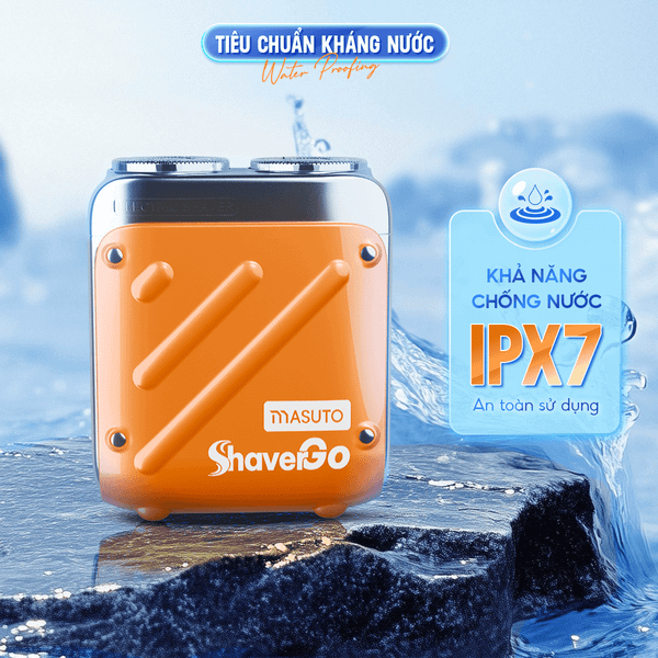 Máy Cạo Râu Masuto MS-ShaverGo - Pin sạc 400mAh, dùng tới 60 ngày, Bảo Hành 02 Năm