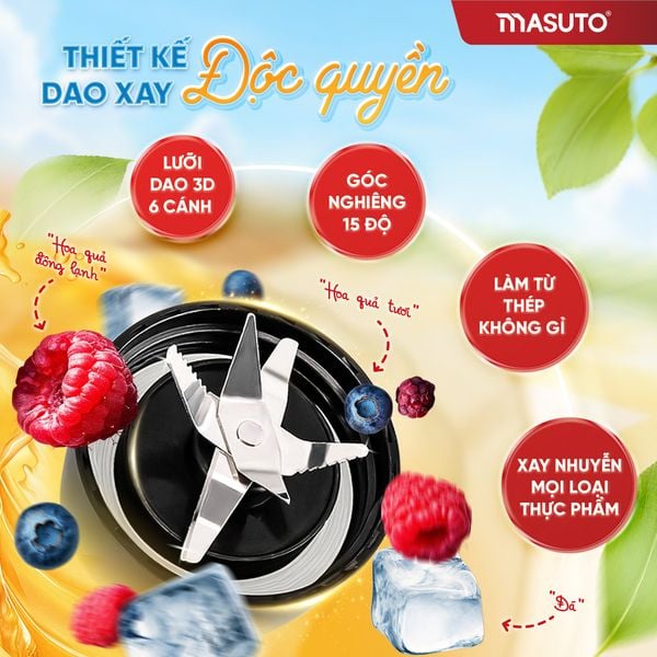 Combo Máy xay sinh tố Masuto Blender - BL399B