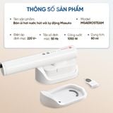 Bàn ủi tự động hút vải Masuto MSAEROSTEAM | Công nghệ Triple Smooth - Là phẳng mọi nếp nhăn