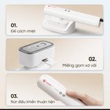 Bàn ủi tự động hút vải Masuto MSAEROSTEAM | Công nghệ Triple Smooth - Là phẳng mọi nếp nhăn