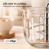 Máy Xay Ăn Dặm Đa Năng MSBABYBLEND Masuto - Cối Thủy Tinh, Lưỡi Dao 8 Cánh Xay Vi Lượng Siêu Mịn