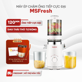 Máy ép chậm Masuto MSFresh | Ống tiếp nguyên liệu cực đại 120mm
