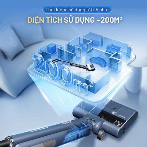 [HÀNG ĐẶT TRƯỚC - GIẢM THÊM 500K] Máy lau nhà thông minh Masuto WetClean | Công nghệ SWS tách nước bẩn tự động, sạch sâu 99%