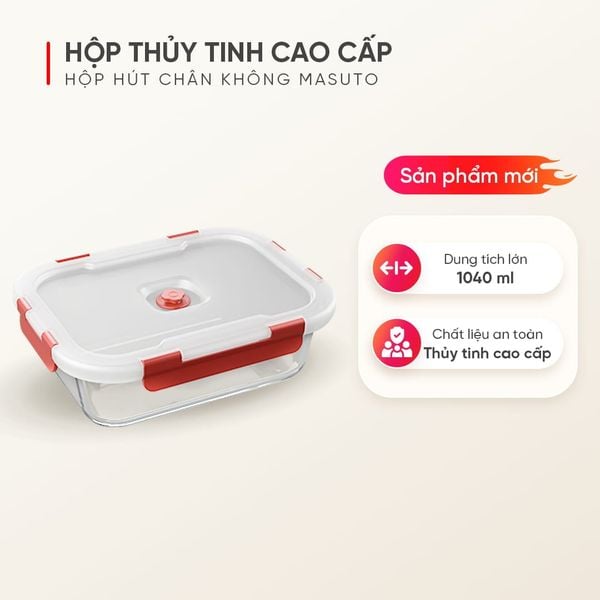 Máy hút chân không Masuto MSSMASTER - Công suất lớn 240W, Lực hút -60kPa, Đường hàn kép