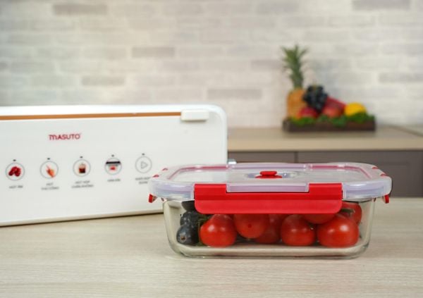 Hộp Thủy Tinh Hút Chân Không Cao Cấp Masuto Dung tích 1040ml