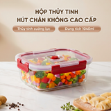 Hộp Thủy Tinh Hút Chân Không Cao Cấp Masuto Dung tích 1040ml