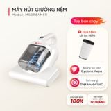 Máy hút bụi giường nệm cầm tay Masuto Dreamer - UV diệt khuẩn, 2 buồng lọc bụi Cyclone Hepa, lực hút mạnh 13000Pa