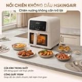 Nồi chiên không dầu Masuto MSKingAir - Dung tích 6L - 2 tầng đốt không cần trở lật - Phiên bản mới 2026
