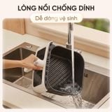 Nồi chiên không dầu Masuto MSKingAir - Dung tích 6L - 2 tầng đốt không cần trở lật - Phiên bản mới 2026