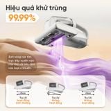 [HÀNG ĐẶT TRƯỚC - GIẢM THÊM 200K] Máy hút bụi giường nệm cầm tay Masuto Dreamer - UV diệt khuẩn, 2 buồng lọc bụi Cyclone Hepa, lực hút mạnh 13000Pa
