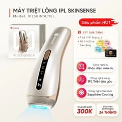 Máy Triệt Lông Lạnh Masuto IPL SkinSense AI - Nhận Diện Màu Da Thông Minh