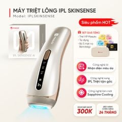 Máy Triệt Lông Lạnh Masuto IPL SkinSense AI - Nhận Diện Màu Da Thông Minh