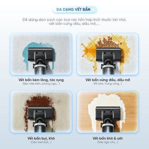 [GIẢM THÊM 1TR5] Máy hút bụi lau nhà không dây cầm tay Masuto FlexiFold | Lực hút siêu mạnh 15.000Pa, Tay gập linh hoạt 90°, Tự vệ sinh 1 chạm