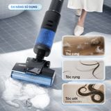 Máy hút bụi lau nhà không dây cầm tay Masuto FlexiFold | Lực hút siêu mạnh 15.000Pa, Tay gập linh hoạt 90°, Tự vệ sinh 1 chạm