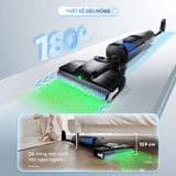 Máy hút bụi lau nhà không dây cầm tay Masuto FlexiFold | Lực hút siêu mạnh 15.000Pa, Tay gập linh hoạt 90°, Tự vệ sinh 1 chạm