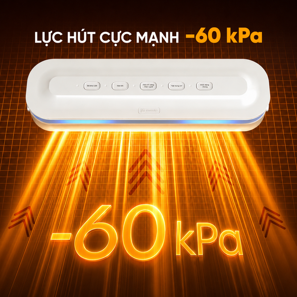 Máy hút chân không di động Masuto MSGOSEAL-Lực hút -60kPa hút nhanh chóng-Khử khuẩn UV
