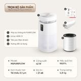 Máy lọc không khí thông minh Masuto PureFlow | Tích hợp 2in1, Công nghệ Laser Sensor, Hệ thống lọc 5 lớp, Diễn tích lọc 64m2