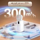 Máy lọc không khí thông minh Masuto PureFlow | Tích hợp 2in1, Công nghệ Laser Sensor, Hệ thống lọc 5 lớp, Diễn tích lọc 64m2