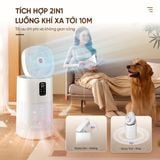 Máy lọc không khí thông minh Masuto PureFlow | Tích hợp 2in1, Công nghệ Laser Sensor, Hệ thống lọc 5 lớp, Diễn tích lọc 64m2