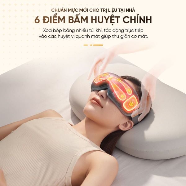 Máy massage mắt Masuto Eyecare 4D - Giải Pháp Thư Giãn Chuẩn Spa Tại Nhà