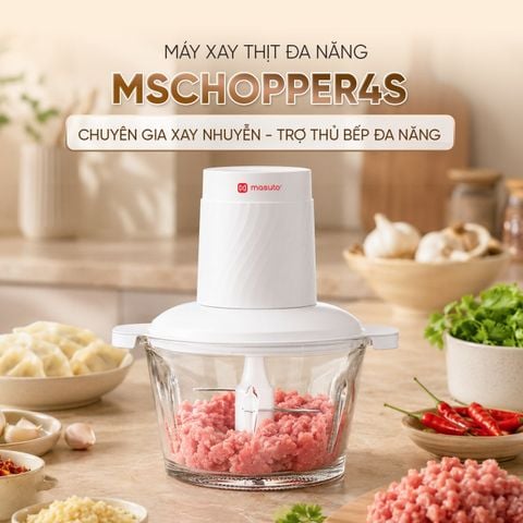 Máy Xay Thịt Đa Năng MSCHOPPER4S – Công Suất 300W | Dung tích 1.8L