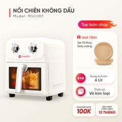 Nồi chiên không dầu 6L Masuto MSChef - Siêu đầu bếp tại gia