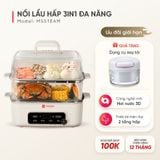 Nồi lẩu hấp đa năng Masuto dung tích 14.5L