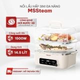 Nồi lẩu hấp đa năng Masuto dung tích 14.5L