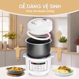 Nồi cơm áp suất 5L Masuto MSPC05 - 10 chức năng nấu, chế độ nấu mở nắp riêng biệt
