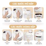 Nồi cơm áp suất 5L Masuto MSPC05 - 10 chức năng nấu, chế độ nấu mở nắp riêng biệt