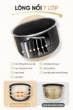 Nồi cơm áp suất 5L Masuto MSPC05 - 10 chức năng nấu, chế độ nấu mở nắp riêng biệt