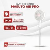Quạt thông minh Masuto Air Pro cánh lớn 28cm – Điều khiển giọng nói Tiếng Việt, động cơ BLDC tiết kiệm điện
