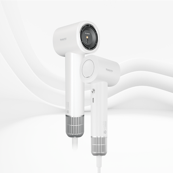Máy sấy tóc ion âm Masuto SkyAI, cảm biến AI tự động điều chỉnh nhiệt độ bảo vệ da đầu tối ưu, giảm rụng tóc và khô xơ
