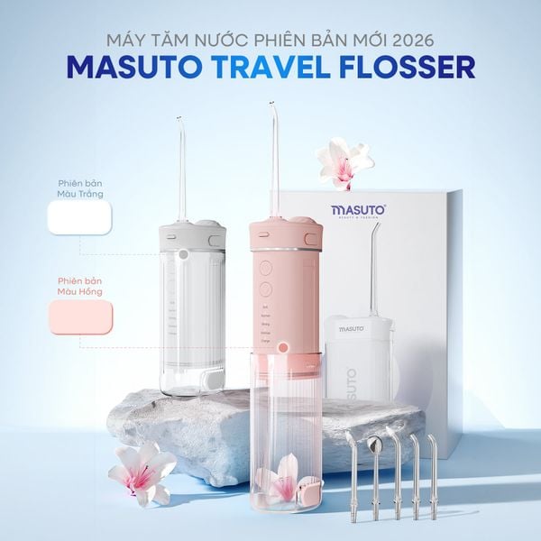 Máy tăm nước gấp gọn khử khuẩn UVC - MSTravelFlosser