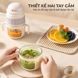 Máy Xay Ăn Dặm Đa Năng MSBABYBLEND Masuto - Cối Thủy Tinh, Lưỡi Dao 8 Cánh Xay Vi Lượng Siêu Mịn