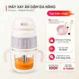 Máy Xay Ăn Dặm Đa Năng MSBABYBLEND Masuto - Cối Thủy Tinh, Lưỡi Dao 8 Cánh Xay Vi Lượng Siêu Mịn