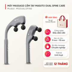 Máy massage cầm tay búa đấm Masuto DualSpine Care - Nhân đôi tác động, giảm đau cơ cấp tốc