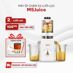 Máy ép chậm Masuto MSJuice| Nhân đôi lưới lọc - Nhân đôi trải nghiệm