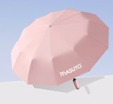 Ô dù gấp gọn đi mưa, che nắng chống tia UV kèm đèn pin tiện lợi