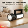 Đèn pin sạc ĐQ PFL10 R BL (Pin Lithium, đen)