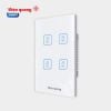 Công Tắc Cảm Ứng Apollo ĐQ SW1.1 R 03 01 WiFi ( Kiểu màu trắng, 3 nút, chữ nhật, 3 kênh điều khiển ON/OFF, WiFi )