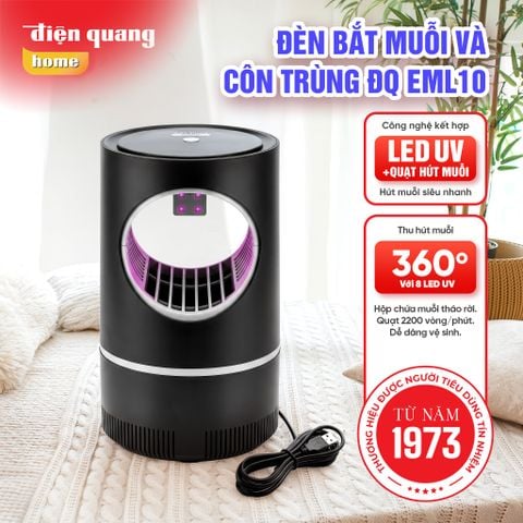 ĐÈN BẮT MUỖI VÀ CÔN TRÙNG ĐIỆN QUANG EML10