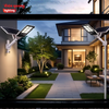 Bộ Đèn Đường Led Solar Năng Lượng Mặt Trời 300W/ 400W Siêu Sáng ECO SCD03 6500K (Ánh Sáng Trắng, Thân Nhôm, IP65, tấm pin rời)