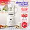 [NEW] Máy Làm Sữa Hạt Đa Năng Điện Quang 12 Chức Năng, Dung Tích Lớn 1,75L, Độ Ồn Thấp, Sữa Mịn, Cháo Ngon, Súp Nóng
