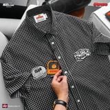 Áo Sơ Mi Nam Tay Ngắn ICONDENIM Garfield Preppy Paws Check Form Relaxed