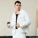 Áo Khoác Jeans Nam Siêu Nhẹ ICON105 Lightweight Offwhite Form Regular