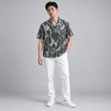 Áo Sơ Mi Nam Tay Ngắn ICONDENIM Dark Smoke Form Relaxed
