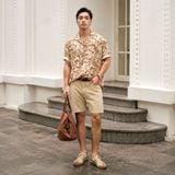 Áo Sơ Mi Nam Tay Ngắn Cuban ICONDENIM Whirling Petals
