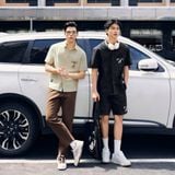 Quần Short Nam Denim Ống Suông Disney Industrial Form Loose